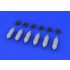 1/72 WWII US 500lb Bombs (6pcs)