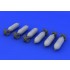 1/72 WWII US 500lb Bombs (6pcs)