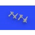 1/72 Falanga 9M17P Missiles Set (4 Missiles with Railing Launchers and Decals)