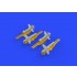 1/72 Falanga 9M17P Missiles Set (4 Missiles with Railing Launchers and Decals)