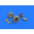 1/72 B-24 Wheels Brassin Set for Eduard/Hasegawa kits
