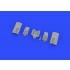 1/72 MiG-21MF Airbrakes Detail-up Parts (brassin) for Eduard kits