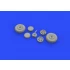 1/72 Republic P-47D Thunderbolt Wheels for Tamiya kits