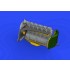 1/72 Fokker D.VII (OAW) Engine/Mercedes D.III Set for Eduard kits