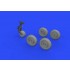 1/72 Mikoyan-Gurevich MiG-17 Wheels Detail Set for Airfix kits