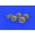 1/72 Lockheed C-130 Hercules Wheels Set for Zvezda kits