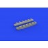 1/72 P-51B/C Mustang Exhausts Stacks w/Fairing for Arma Hobby kits