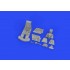 1/72 Avia S-199 Cockpit Bubble Canopy Detail Set for Eduard kits