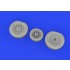 1/72 Bell P-39Q Airacobra Wheels for Arma Hobby kits