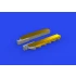 1/72 Messerschmitt Bf 109F/G Exhaust Stacks for Eduard kits