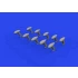 1/72 Messerschmitt Bf 109 Balance Weights for Eduard kits