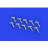 1/72 Messerschmitt Bf 109 Balance Weights for Eduard kits