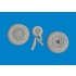1/72 Fw 190A Wheels Early for Tamiya kits