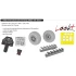 1/72 P-51D Exhaust Stacks, Dashboard, Seatbelts and other Detail parts for Tamiya kits