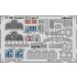 1/72 de Havilland Vampire T.11 Detail-up Set for Airfix kit (2 PE Sheets)
