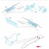 1/72 P1Y Frances/Ginga Colour PE Set for Hasegawa Hobby Kits
