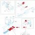 1/72 P1Y Frances/Ginga Colour PE Set for Hasegawa Hobby Kits