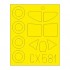 1/72 Dewoitine D.520 Paint Masking for Hasegawa/Hobby 2000 kits