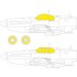 1/72 North American P-51B/C Mustang Paint Masking for Arma Hobby kits
