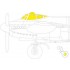 1/72 de Havilland Mosquito PR.XVI Paint Masks for Airfix kits