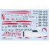 1/72 Zlin Z-37A Cmelak Bumblebee Decals for Eduard kits