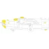 1/48 Consolidated B-24J Liberator Canopy Masking for HobbyBoss kits