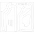 1/48 Boeing B-17G Flying Fortress Antiglare Panels (VE) Paint Masking for HKM kits