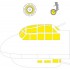 1/48 Junkers Ju 88C-6b Night Fighter Paint Masking for ICM kits