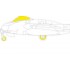 1/48 de Havilland Vampire F.3 TFace Paint Masking for Airfix kits