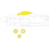 1/48 F-86D Sabre Paint Masking for Revell kits