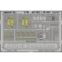 Colour Photoetch for 1/48 Douglas SBD-5 Dauntless for Accurate Miniatures kit
