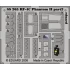 Colour Photoetch for 1/72 McDonnell Douglas RF-4C Phantom II for Hasegawa kit