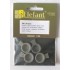 1/35 M26/46/47/48A1 First Series Spare Steel Wheels w/Mud Shield (4pcs w/rubber)
