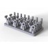1/35 US Post War Tanks Hooks with Pins Set for 2 Vehicles