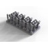 1/35 US Post War Tanks Hooks with Pins Set for 2 Vehicles