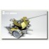 Photoetch for 1/35 WWII German 3.7cm Flakvierling 37 Anti-Aircraft Gun