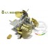 Photoetch for 1/35 WWII German 3.7cm Flakvierling 43 AA Gun for Trumpeter kit #0