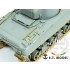Photo-etched parts for 1/35 WWII US Army M4A1 DV Mid Tank for Dragon kit #6404