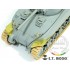 Photo-etched parts for 1/35 WWII US Army M4A1 DV Mid Tank for Dragon kit #6404