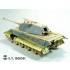 1/35 WWII German KING TIGER Porsche Turret Basic Detail Set for Meng Model