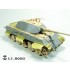 1/35 WWII German KING TIGER Porsche Turret Basic Detail Set for Meng Model