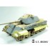 1/35 WWII German KING TIGER Porsche Turret Basic Detail Set for Meng Model