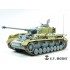 1/35 WWII German PzKpfw.IV Ausf.H Zimmerit Schurzen (Mid) for Dragon Smart kits