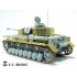 1/35 WWII German PzKpfw.IV Ausf.H Zimmerit Schurzen (Mid) for Dragon Smart kits