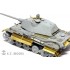 1/72 WWII German King Tiger (Porsche Turret) Detail-up set for Dragon 7254 kit