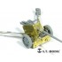 1/72 WWII German 7.5cm Pak40 Anti-Tank Gun Detail-up set for Dragon kit