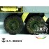 1/35 US Army Stryker Armoured Vehicle Weighted Road Wheels for Trumpeter kit