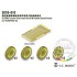 1/35 US Army Stryker Armoured Vehicle Weighted Road Wheels for Trumpeter kit
