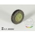 1/35 Defender XD 'Wolf' WMIK Weighted Road Wheels (G90) Type 2 for HobbyBoss