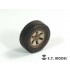 1/35 Technical Pick-up Truck Weighted Road Wheels for Meng Model kit VS-004